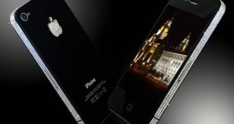 iPhone 4 Diamond Queen Edition Sports Platinum Case, Diamonds, Huge Price Point