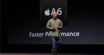 Phil Schiller talking about the performance enabled by the A6 chip
