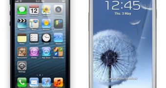 iPhone 5 and Samsung Galaxy S III