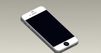 White iPhone 5 mockup