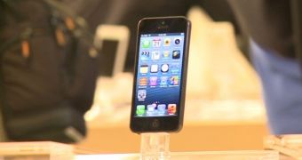 iPhone 5 on display