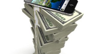 iPhone over a pile of cash