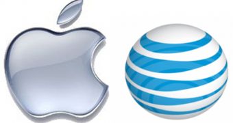 Apple and AT&T logos