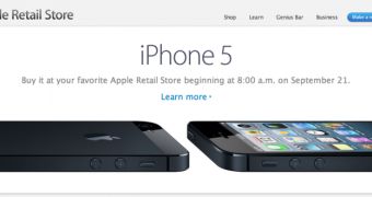 iPhone 5 available for in-store pick-up this Friday, at 8 a.m
