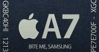 Apple A7 chip joke