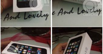 Alleged "iPhone 5S" packaging shots