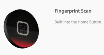 Fingerprint scanning promo (mockup)