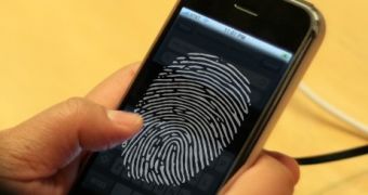 iPhone fingerprint recognition (mockup)