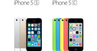 iPhone 5s and 5c