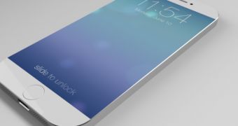 iPhone 6 concept with edge-to-edge display
