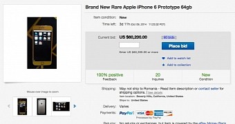 iPhone 6 Prototype Reaches $60,000 (€48,000) on eBay