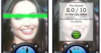 Angelina Jolie rated by Ugly Meter