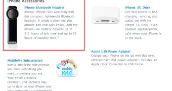 iPhone Bluetooth Headset still listed as available on Apple's iPhone tech-specs page