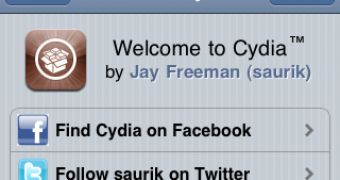 Cydia user interface