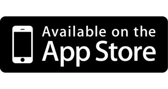 "Available on the App Store" badge