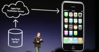 Scott Forstall delivering one of Apple's magical keynote addresses