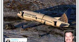 Continental Airline’s flight 737 crashes on its way to Houston