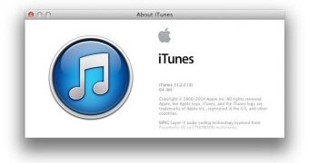 iTunes “About” screen