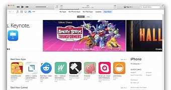 The App Store in iTunes 12