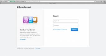 iTunes Connect portal