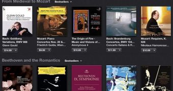 Classical music in iTunes