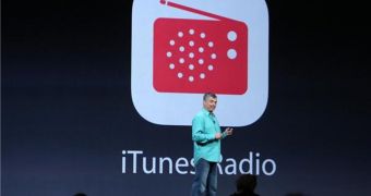 Apple's Eddy Cue demoing iTunes Radio on September 10, 2013