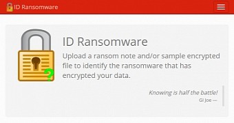ID Ransomware service detecting the EnCiPhErEd ransomware variant