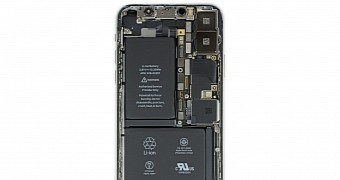The internals of the iPhone X