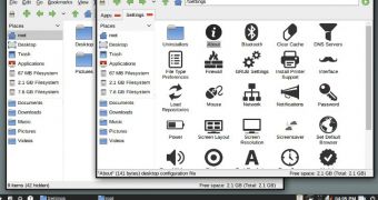 illume OS 3.0 Beta 1 desktop