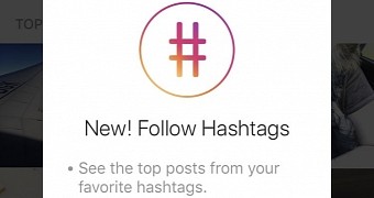 Follow hashtags