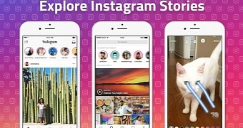 Instagram Stories section