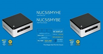 Intel NUC5i3MY and NUC5i5MY NUCs
