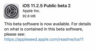 iOS 11.2.5 Public beta 2