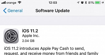 iOS 11.2 was released late last week