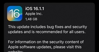 iOS 16.1.1 now available