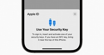 Security key support in iOS