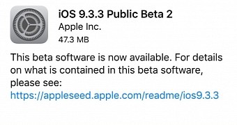 iOS 9.3.3 Beta 2