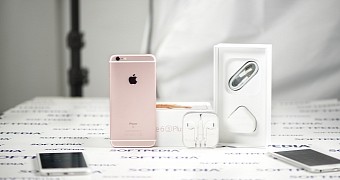 iPhone 6s Plus in rose gold