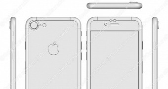 Alleged iPhone 7 drawings