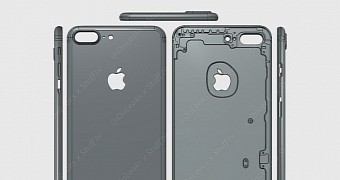 iPhone 7 Plus CAD render