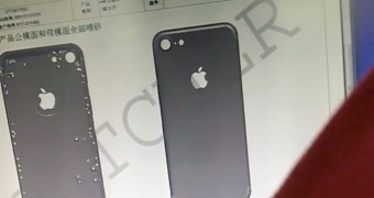 Alleged iPhone 7 chassis