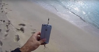 iPhone used as fishing bait
