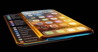 Sliding iPhone concept