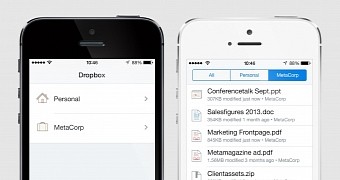 Dropbox app for iPhone