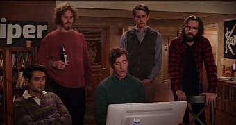 The Silicon Valley cast watching the iPhone X launch