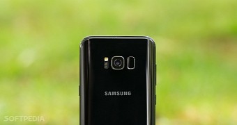Fingerprint sensor on the Samsung Galaxy S8+