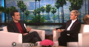 Justin Theroux talks to Ellen DeGeneres about his wedding to Jennifer Aniston, season 2 of "The Leftovers"