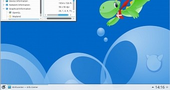 KDE Plasma 5 running on FreeBSD