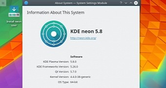 KDE Neon 5.8 User Edition Linux OS Offers the Latest KDE Plasma 5.8 LTS Desktop