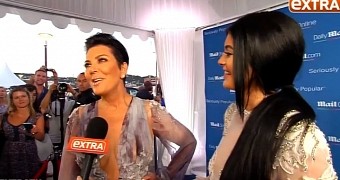 Kris Jenner and daughter Kylie in Cannes, France
